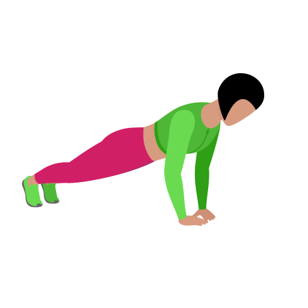 Woman Doing Diamond Push Up Exercise For Chest
