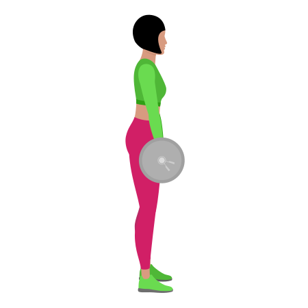 Woman Doing Barbell Romanian Deadlift Exercise Women