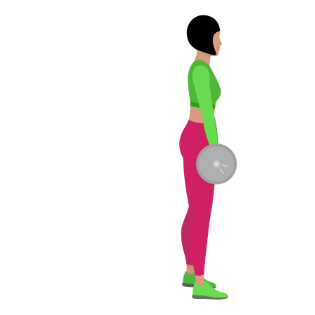 Woman Doing Barbell Single Leg Romanian Deadlift Exercise Women