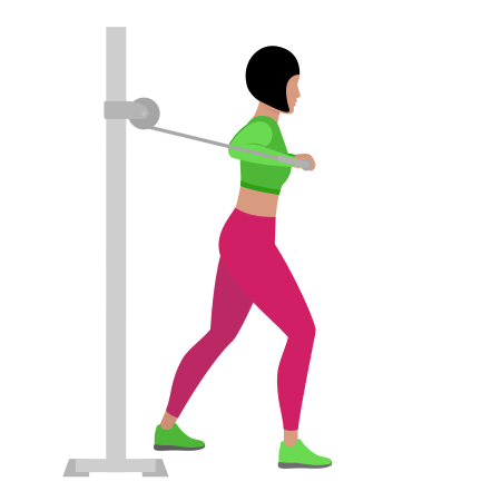 Woman Doing Cable Chest Press Exercise For Chest