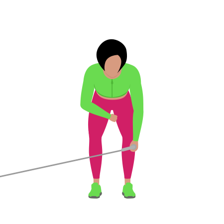 Woman Doing Cable One Arm Bent Over Reverse Fly Exercise For Shoulders