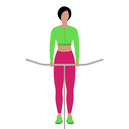 Woman Doing Cable Shrug Exercise For Back