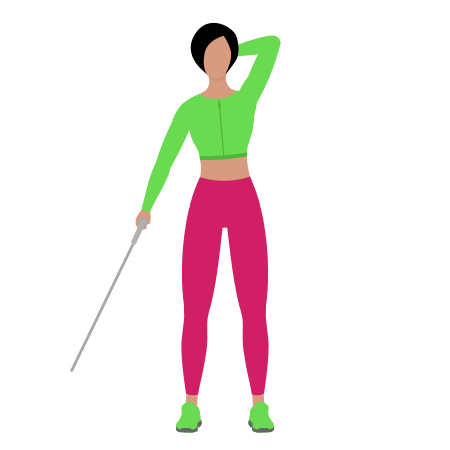 Woman Doing Cable Side Bend Exercise For Oblique