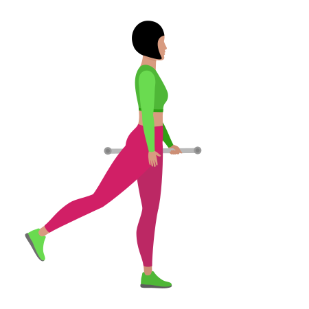 Woman Doing Leg Swings Dynamic Stretching