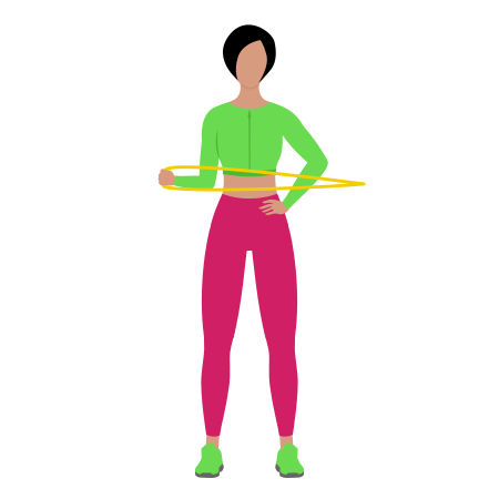 Woman Doing Resistance Band External Shoulder Rotation Exercise For Rotator Cuff