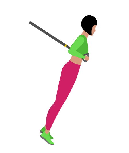 Woman Doing Trx Suspension Calf Raise Exercise For Legs