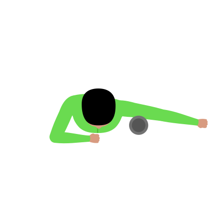 Woman Rolling Bicep Exercise For Arm