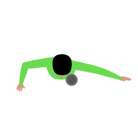 Woman Rolling Chest Exercise