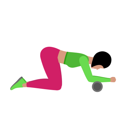 Woman Rolling Forearm Exercise