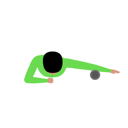 Woman Rolling Inner Forearm Exercise